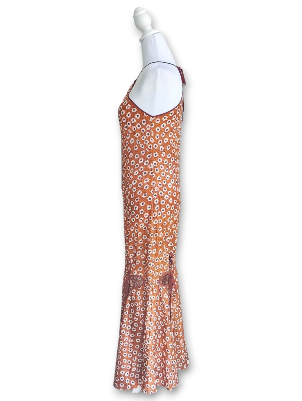 Alexis Ren Sienna Keyhole Cut Out XS Geometric Maxi Dress EUC - Picture 3 of 8